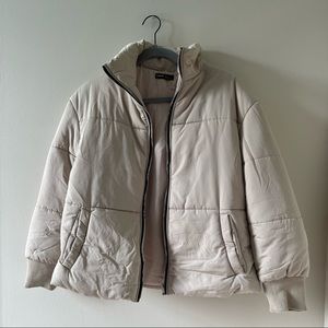 SHEIN Zip-up Puffer Jacket